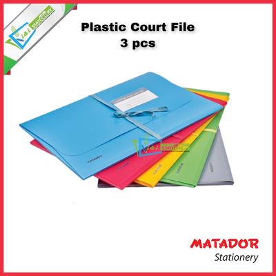MATADOR Plastic Court file Random Color 3pcs_img_0