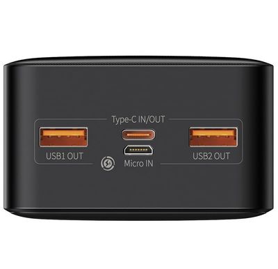 BASEUS Bipow Digital Display Power Bank 30000mAh 20W Portable Phone Charger Black_img_2