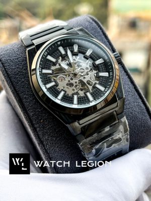 FOSSIL AUTO CHAIN EVERETT FULL BLACK_img_0