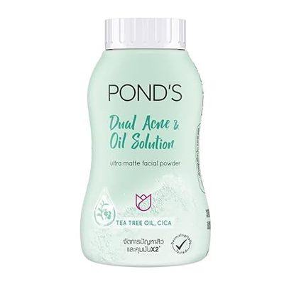 Ponds Dual Acne & Oil Solution Ultra Matte Facial Powder 50g_img_2