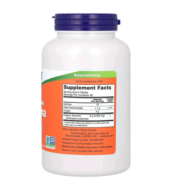 Spirulina- Premium Quality - 100 PCs Tablet / 500mg Per Tablet_img_1