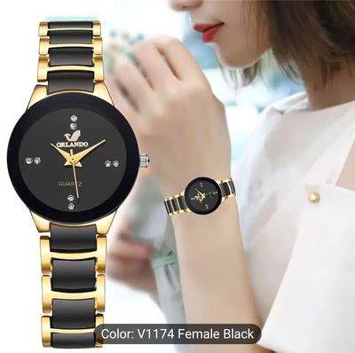 2pcs Men'S Retro Luxury Couple  Quartz Watch Set_img_1