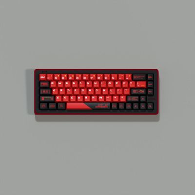 Eva-02 78 Keys PBT Original Height Keycaps_img_2