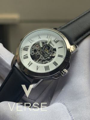 Fossil Belt White dial Black belt_img_0