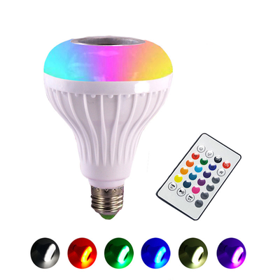 Smart Led Remote Control Bluetooth Speaker Music Bulb - AC 220V, RGB remote control Bluetooth music bulb lamp, Led Music Bulb With Bluetooth Speaker - Pin System_img_1