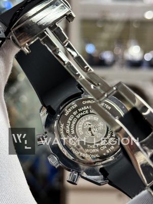 OMEGA SPEEDMASTER CHRONOGRAPH SILICONE BELT PANDA DIAL_img_5
