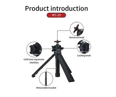 Jmary MT-29 Portable Mini Tripod For Camera Mobile DSLR_img_1
