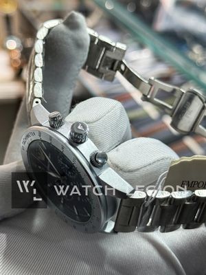 ARMANI CHAIN MATT SILVER BODY BLUE DIAL_img_2