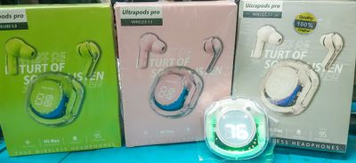 Ultrapods Pro True Wireless Earbuds with Display Transparent Design, Bluetooth 5.3 Water Proof by Dreamy DeaLs_img_7