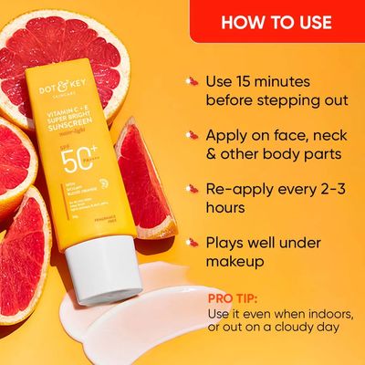 DOT & KEY Vitamin C+E Super Bright Sunscreen SPF 50+ PA++++ –(80gm)_img_1