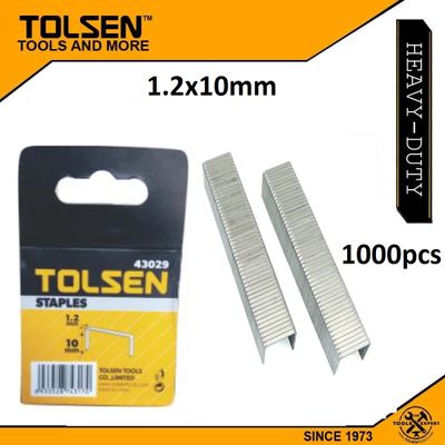 Tolsen 1000Pcs Staples Wire Refill (1.2 x 10mm ) Model: 43029_img_0