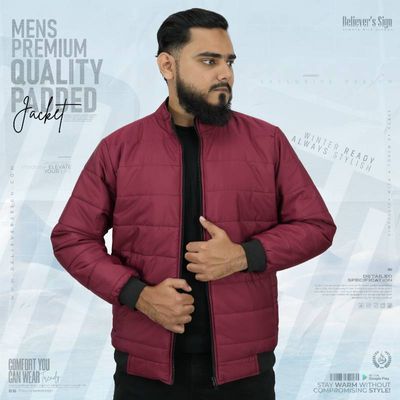 Premium Padding Jacket - Maroon_img_0