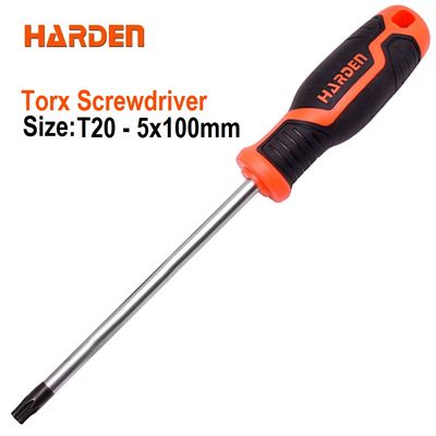 HARDEN Trox Screwdriver ( T8 | T10 | T15 | T20 | T25 | T27 | T30 | T40 ) with Soft Handle and Strong Magnet, CRV; 550292 | 550293 | 550294 | 550295 | 550296 | 550297 | 550298 | 550299_img_12