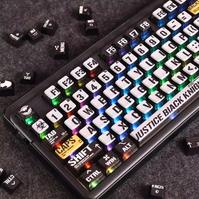 Batman Themed ASA Profile Pudding Keycaps Set_img_3
