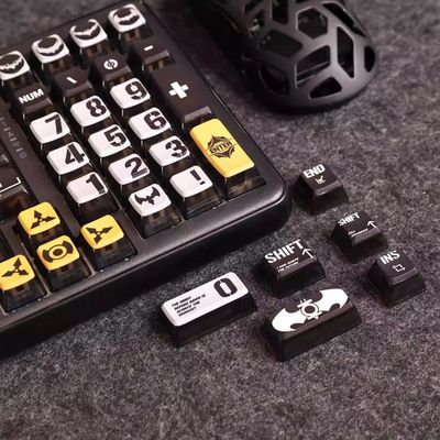 Batman Themed ASA Profile Pudding Keycaps Set_img_5