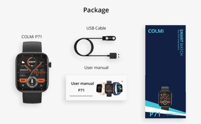 COLMI P71 Calling Smartwatch – Purple Color_img_1