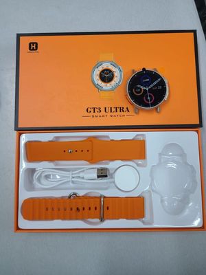 GT3 Ultra Smart Watch (Round Dial) – Orange Color_img_0