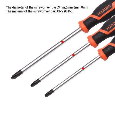 HARDEN Philips Screwdriver ( 1.5" | 4" | 6" | 8" | 10" | 12" ) Star plus Screw Driver Nut Special Magnetic Precision Screwdriver; 550281 | 550283 | 550285 | 550286 | 550287 | 550288_img_2