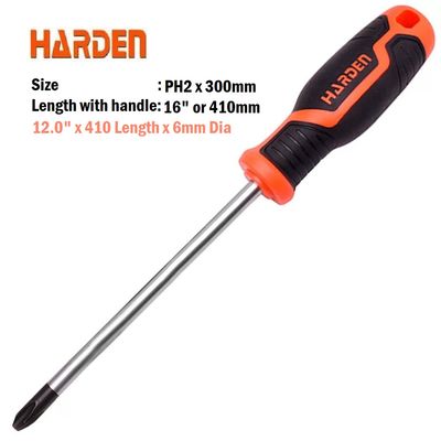 HARDEN Philips Screwdriver ( 1.5" | 4" | 6" | 8" | 10" | 12" ) Star plus Screw Driver Nut Special Magnetic Precision Screwdriver; 550281 | 550283 | 550285 | 550286 | 550287 | 550288_img_11