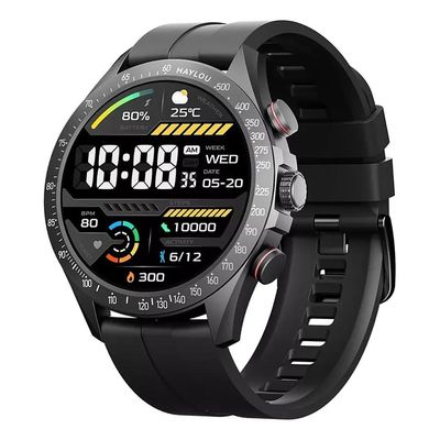 HAYLOU Solar Pro Smartwatch – Black Color_img_0