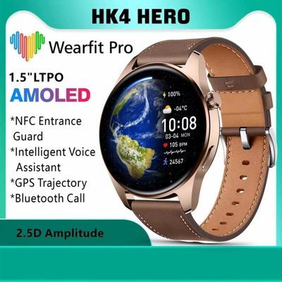 HK4Hero Amoled Smartwatch (ChatGPT Supported) – Golden Color_img_1