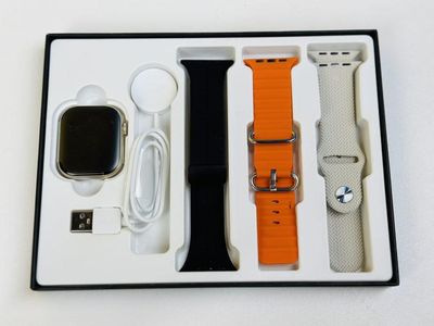 HW9 Pro Max Smart Watch (3 Straps In 1) – Orange Color_img_0
