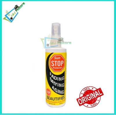 Sun Stop Protector Best Polish for Tire, Dashboards and Auto Interiors of Car/Bike 237 ml_img_0