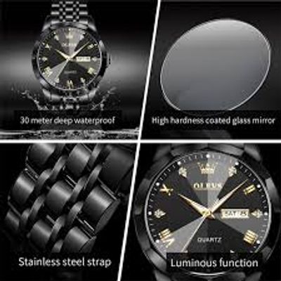 Olevs Stainless Steel Fashionable Couple Watches_img_7