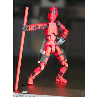 Poseable Red Hero Figure – 3D-Printed Articulated Collectible by InDecorBD_img_1