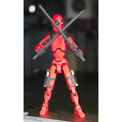Poseable Red Hero Figure – 3D-Printed Articulated Collectible by InDecorBD_img_2
