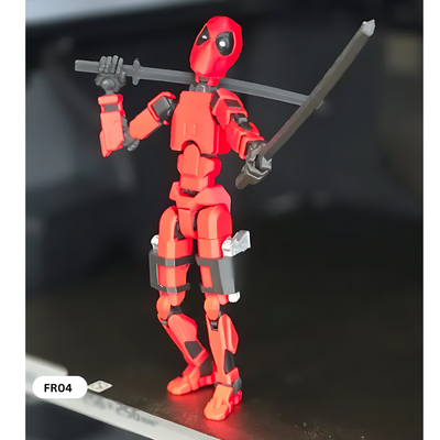 Poseable Red Hero Figure – 3D-Printed Articulated Collectible by InDecorBD_img_3