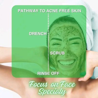 Xpel Tea Tree Facial Scrub Made-in-UKNet wet -250ml_img_1