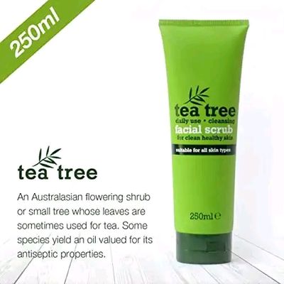 Xpel Tea Tree Facial Scrub Made-in-UKNet wet -250ml_img_3