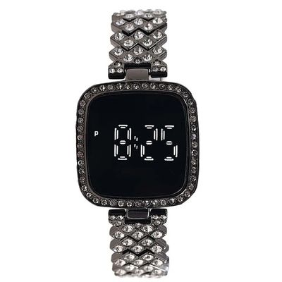 Elegant Luxury Full Diamond Touch Screen Ladies Watch_img_3