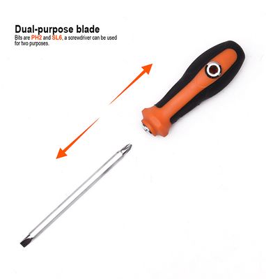 HARDEN 2 IN 1 Screwdriver Set (PH2 & SL6) Magnatic; Model: 550391_img_0