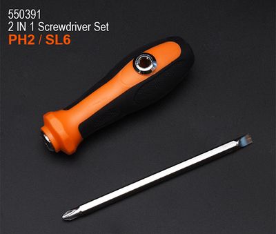 HARDEN 2 IN 1 Screwdriver Set (PH2 & SL6) Magnatic; Model: 550391_img_5