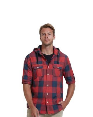 Premium check hooded shirt for winter 008_img_2