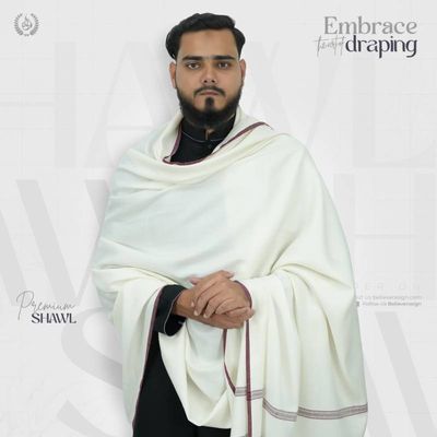 Lohi Pashmina Shawl - Off White_img_0