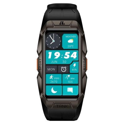 KOSPET TANK X1 Smart Band World first Rugged Smart Band- Black Color_img_1