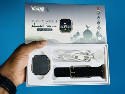 Muslim Smartwatch M9 Ultra Max – Black Color_img_1