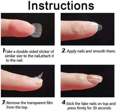 Nails glue sticker(50pcs)_img_3