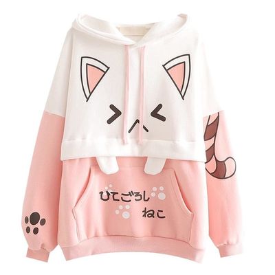Warm sweatshirt for elementary school students, fuchsia down jacket, top, 2023, Korean style_img_5