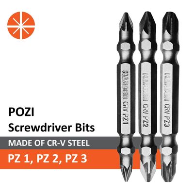 HARDEN 9pcs Magnetic Screwdriver Bit Set – Double-Sided Slotted, Phillips & Pozi Tips; 550601_img_3