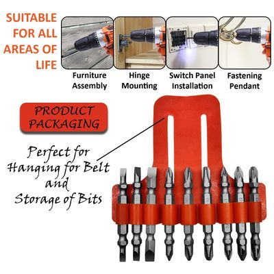 HARDEN 9pcs Magnetic Screwdriver Bit Set – Double-Sided Slotted, Phillips & Pozi Tips; 550601_img_5
