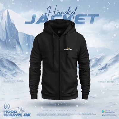 Hooded Jacket - Never Give Up_img_1