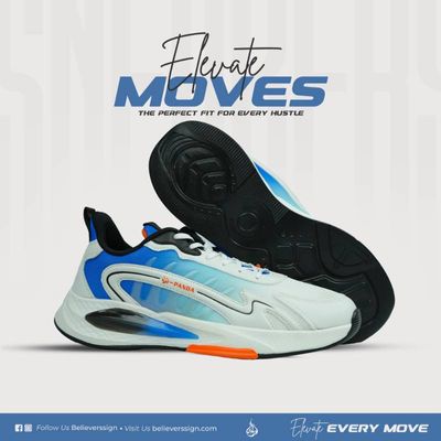 Premium Exclusive Sneakers : Y242036 - White & Blue_img_1