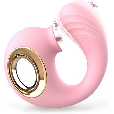 Tongue Licking Vibrator for Women Nipples Clit Sucker Clitoris Vacuum Stimulator G Spot Dildo Massager Adults Sex Toys_img_0