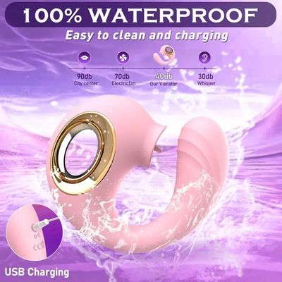 Tongue Licking Vibrator for Women Nipples Clit Sucker Clitoris Vacuum Stimulator G Spot Dildo Massager Adults Sex Toys_img_4