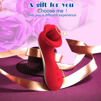 Handle Mouth Shaped Vibrator 10 Tongue Licking Kissing Clit Nipple G-Spot Vibrators Clitoral Stimulator Adult Sex Toys for Women_img_2