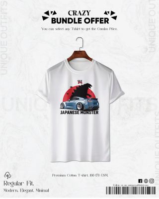 CR13 Japaneese Monster Premium Automobile T shirt_img_0